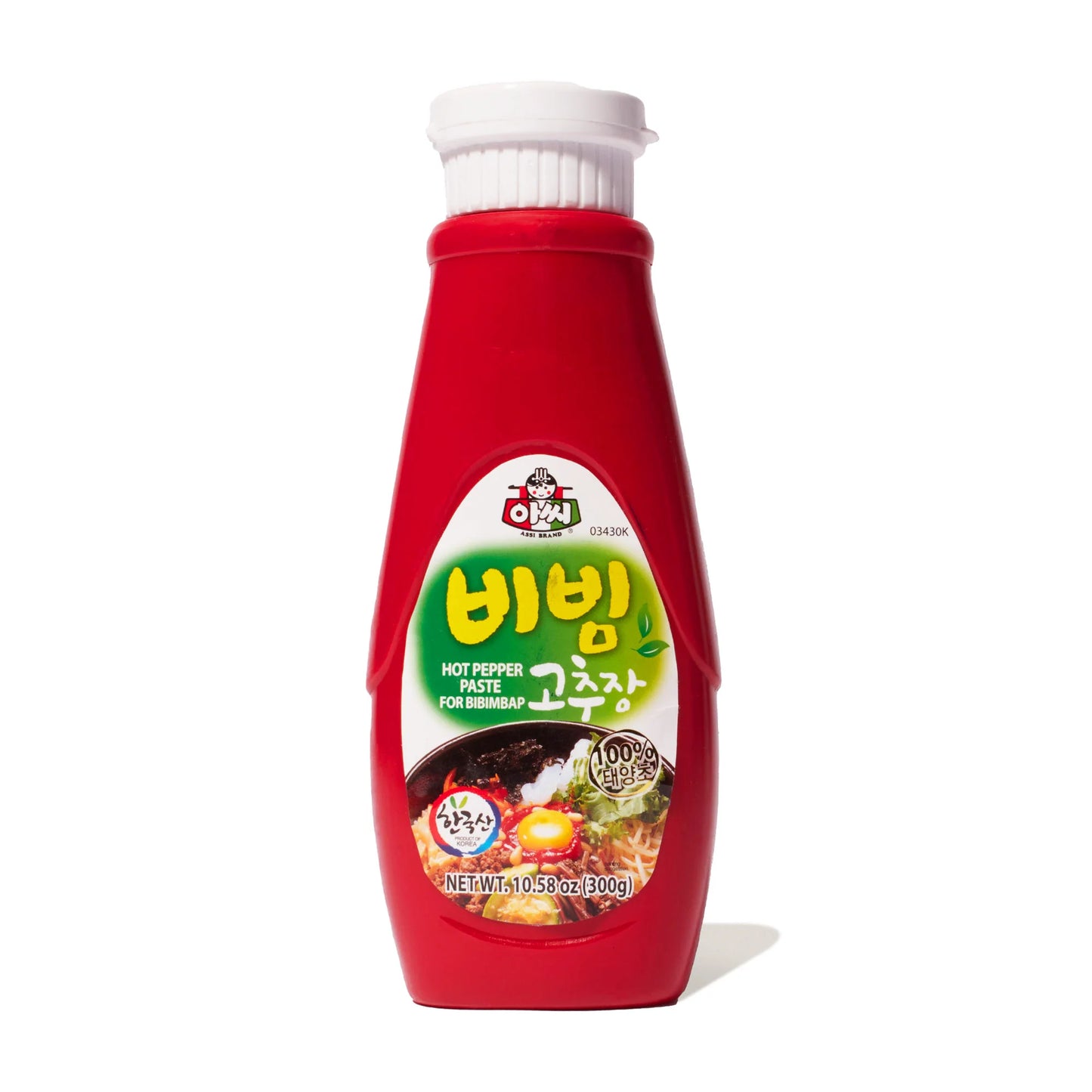 [Korea] Assi Bibimbap Sauce Hot Pepper Paste Squeeze Bottle 10.58oz