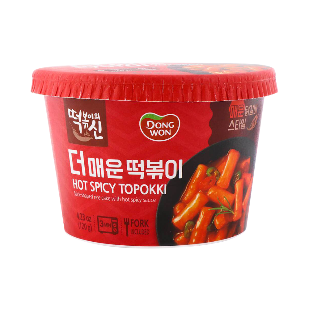 Dongwon Hot Spicy Cup Topokki 4.23oz