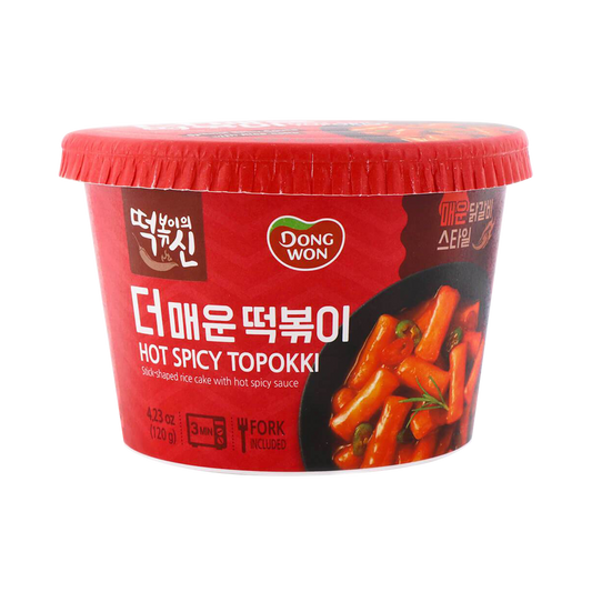 Dongwon Hot Spicy Cup Topokki 4.23oz