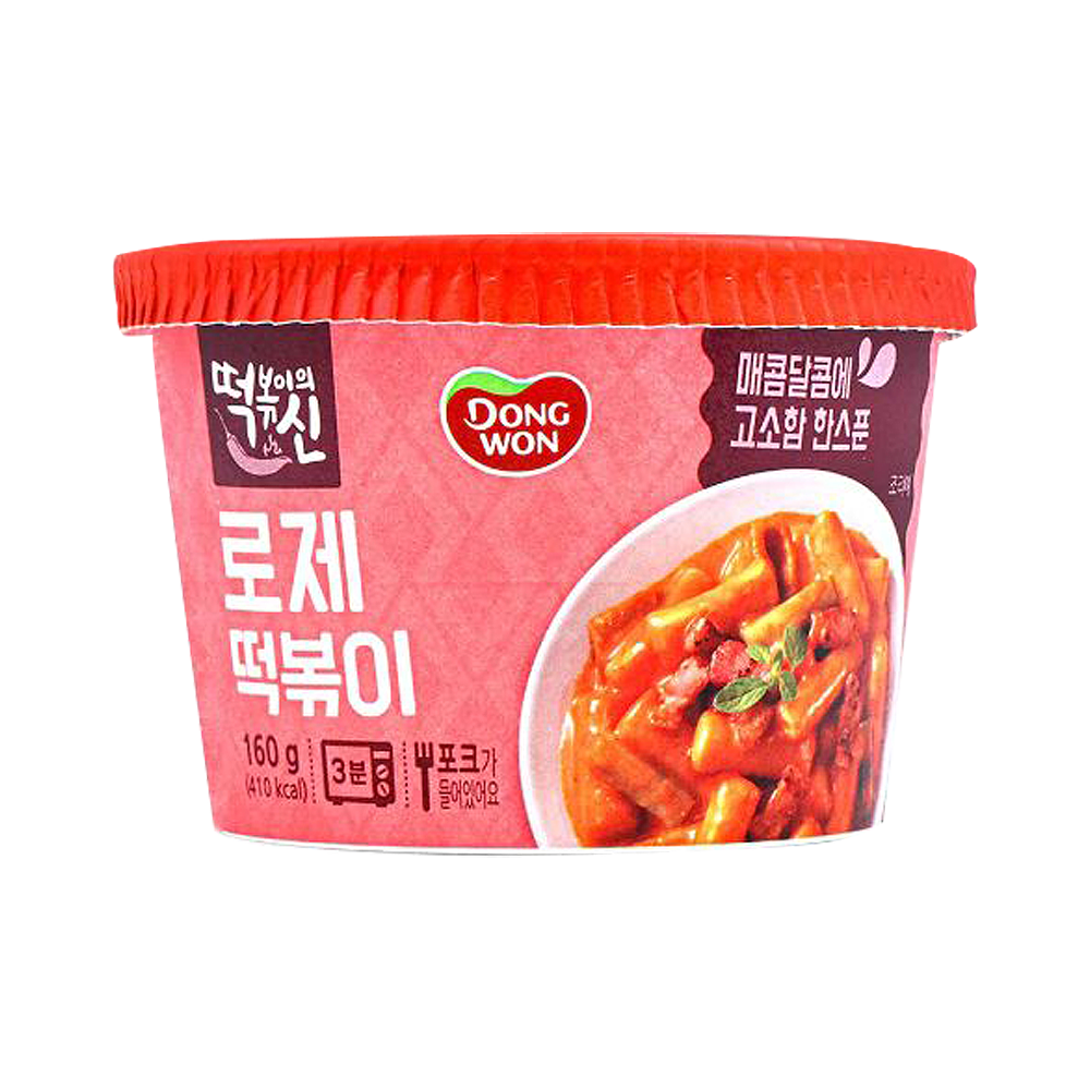 Dongwon Spicy Rose Sauce Topokki Cup 5.64oz