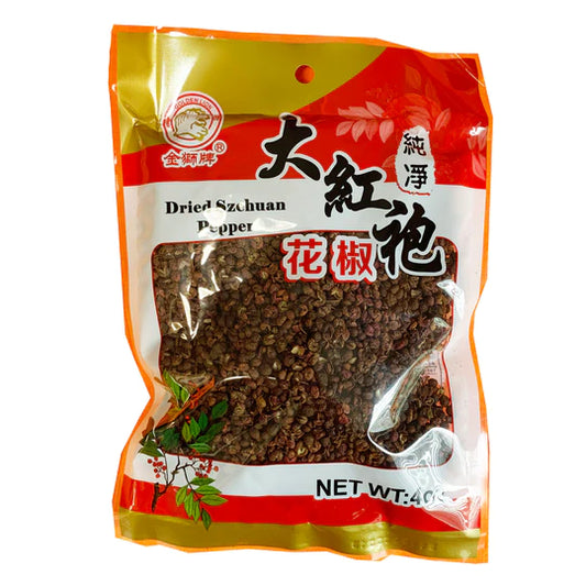 Golden Lion Dried Sezchuan Pepper 4oz - 金狮牌 大红袍花椒 4oz