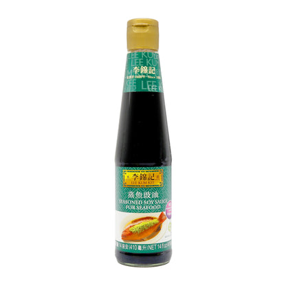 Lee Kum Kee Seasoned Soy Sauce For Seafood 14oz - 李锦记 蒸鱼豉油 14oz