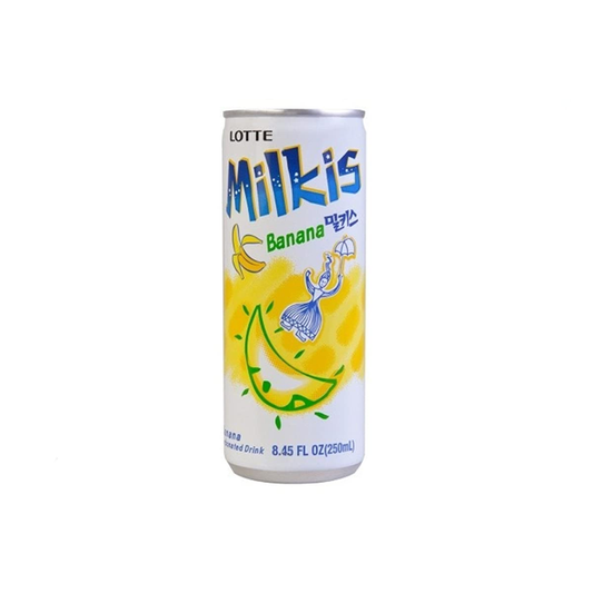 Milkis Carbonated Drink Can - Banana - 8.45 fl oz [Korea]