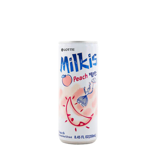 Milkis Carbonated Drink Can - Peach - 8.45 fl oz [Korea]