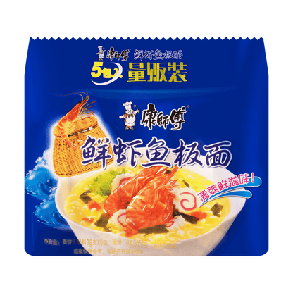 Master Kong - Seafood Flavored Instant Noodle (5-Packs, 3.8oz)