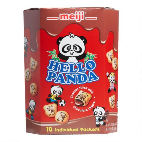 Japanese Hello Panda Chocolate Cookies 10 Pack (2.1oz each)