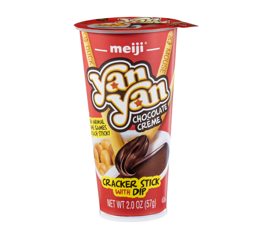 [POPULAR] Japanese Yan Yan Cracker Stick With Dip - Chocolate Cream 2oz