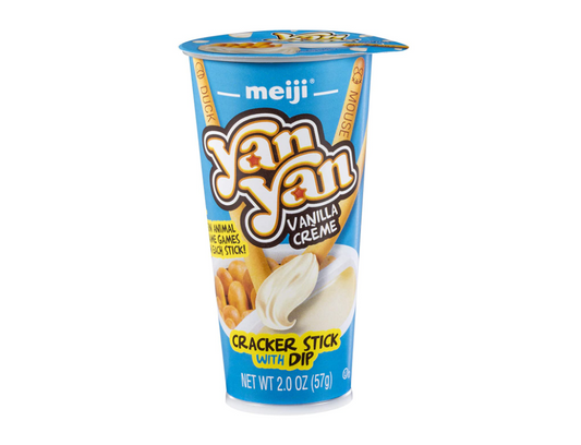 [POPULAR] Japanese Yan Yan Cracker Stick With Dip - Vanilla Cream 2oz