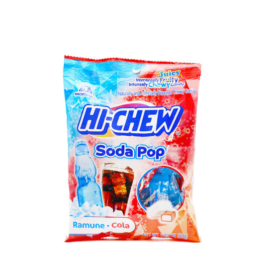 Hi-Chew Mixed Soft Candy - Soda Pop (Ramune & Cola) 2.82oz [Japan]