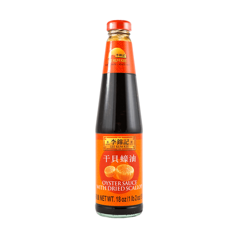 LKK Oyster Sauce with Dried Scallops, 18oz  - 李锦记 干贝蚝油 18oz