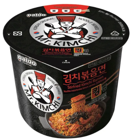 Mr. Kimchi Stir-Fried Ramen Cup Noodle 4.09oz [Korea]