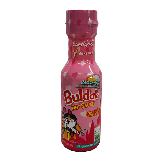 Korean Buldak Hot Chicken Flavor Sauce Bottle - Carbonara 7.05oz