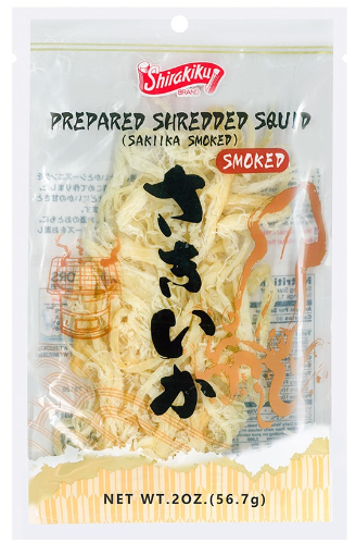 Shirakiku Prepared Shredded Squid Sakiika Smoked (Snack) 56.7g