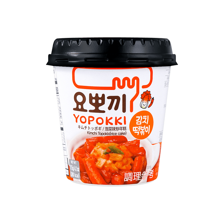 YOPOKKI Korean Instant Tteokbokki Rice Cake - Kimchi Flavor 115g [Korea]