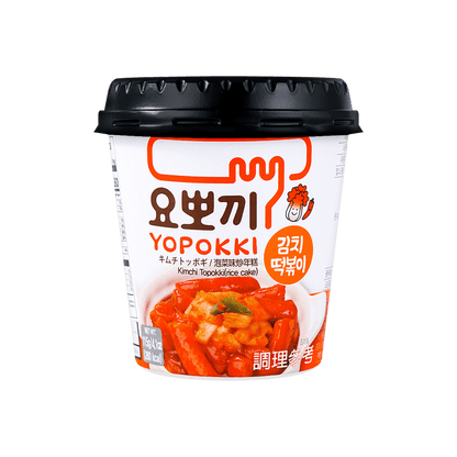 YOPOKKI Korean Instant Tteokbokki Rice Cake - Kimchi Flavor 115g [Korea]