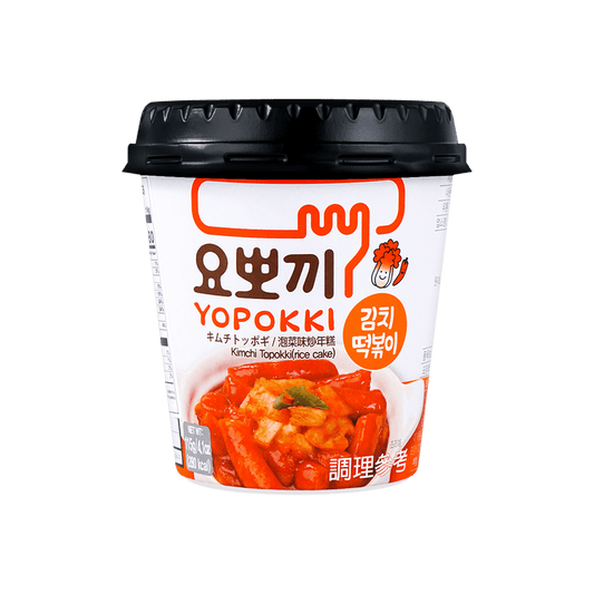 YOPOKKI Korean Instant Tteokbokki Rice Cake - Kimchi Flavor 115g [Korea]