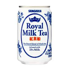 Japanese Royal Milk Tea - Black Tea Drink with 25% Milk, 8.96 fl oz