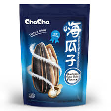 ChaCha Roasted Sunflower Seeds - Sea Salt Flavor 4.58oz - 洽洽 海盐瓜子