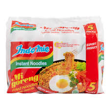 Indomie Mi Goreng Fried Noodles - Instant Noodles (Family Pack - 5 Packs, 3.0oz)