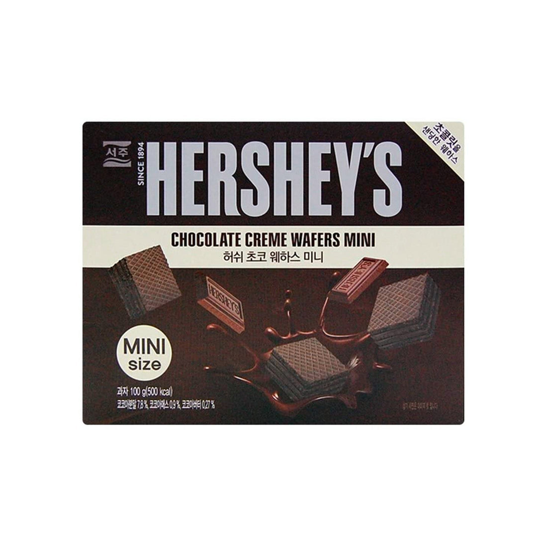 [Korea] Hershey's Mint Creme Wafers Mini 100g, 허쉬 민트 웨하스 미니