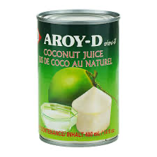 Aroy-D Coconut Juice Beverage, can 14 fl oz [Thailand]