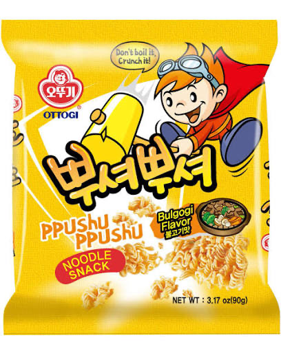 Ppushu Ppushu Noodle Snack - Bulgogi flavor 3.2oz